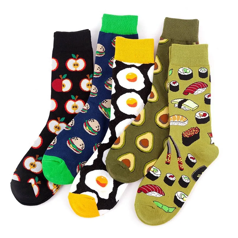 Street Fashion Youtube - 5 pares de calcetines felices Unisex