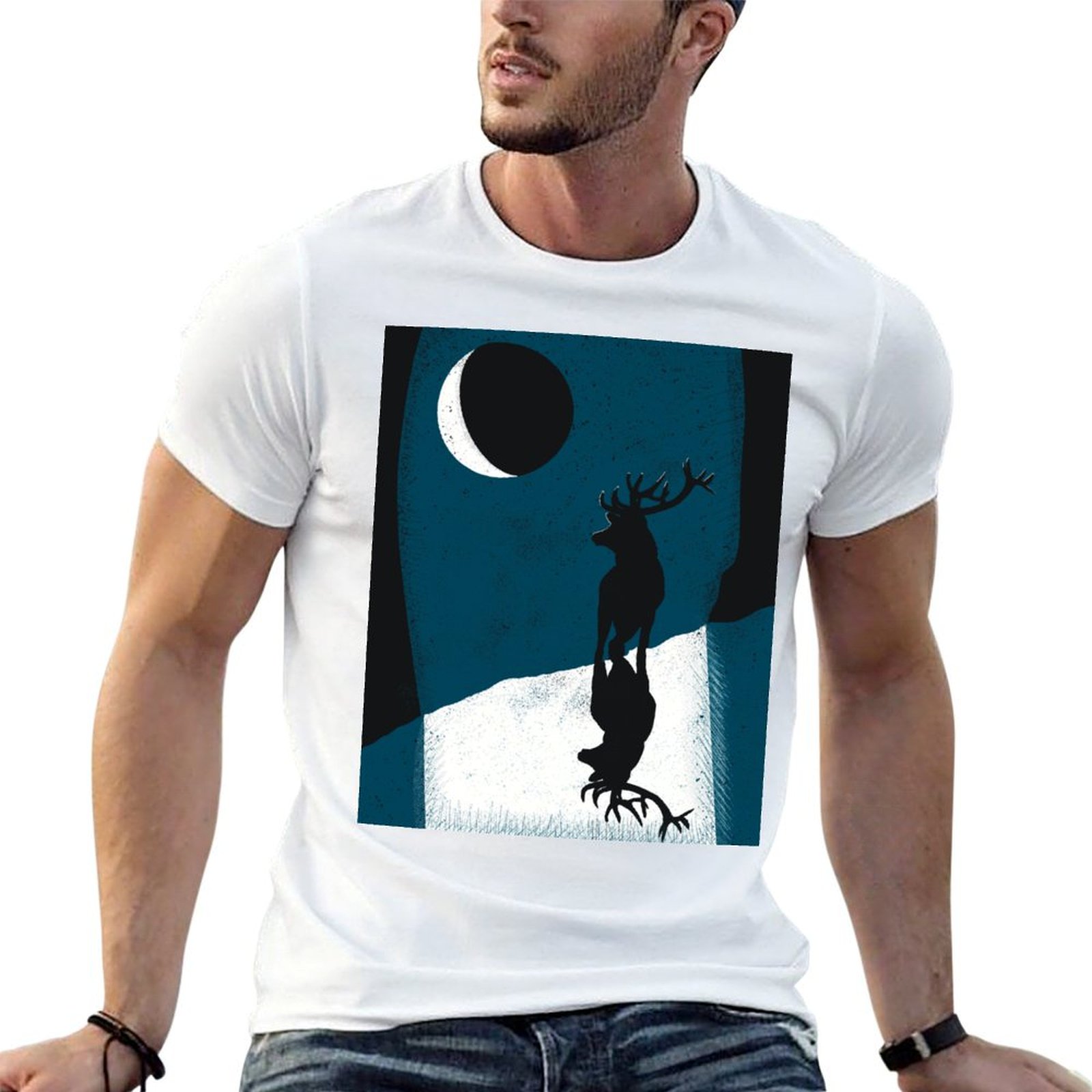 Street Fashion Pose - Camiseta Moonlight Pose, camiseta informal de