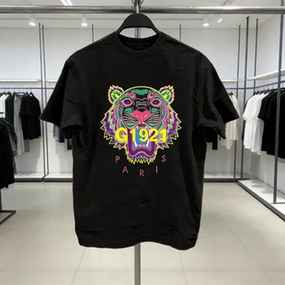 Street Fashion Brand - Camiseta con Estampado de Cabeza de