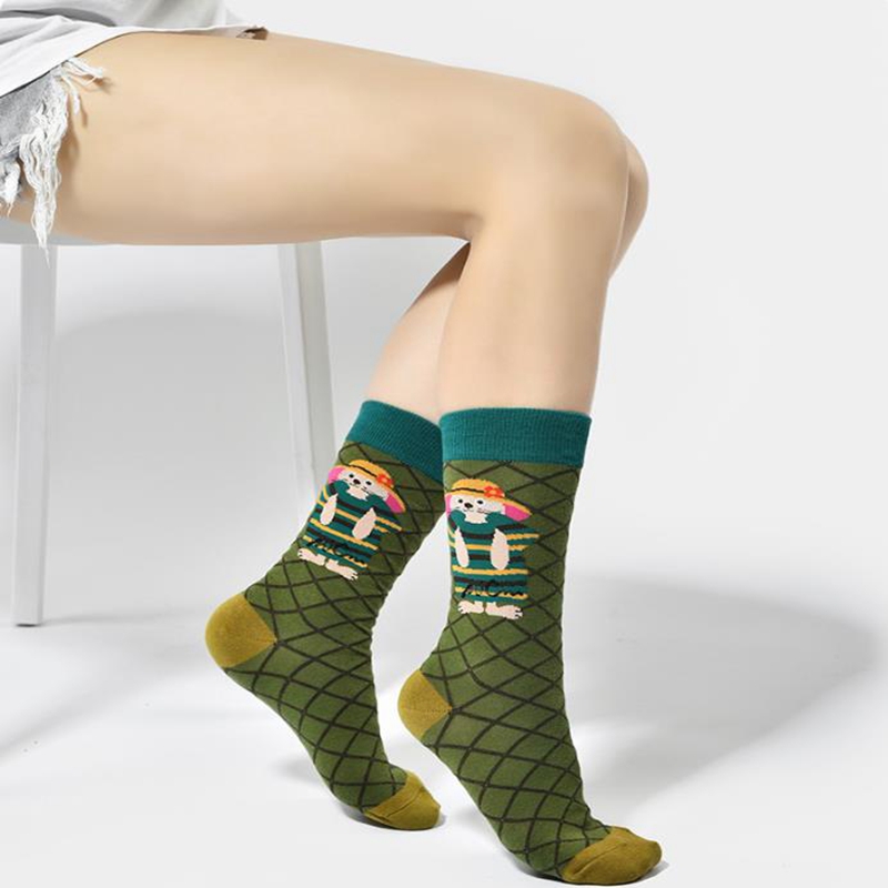 Calcetines de algodón con dibu - Street Fashion Youtube reseña y precio