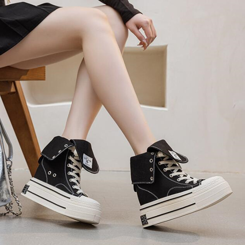 Zapatillas de plataforma con c - Street Fashion Brand reseña y precio