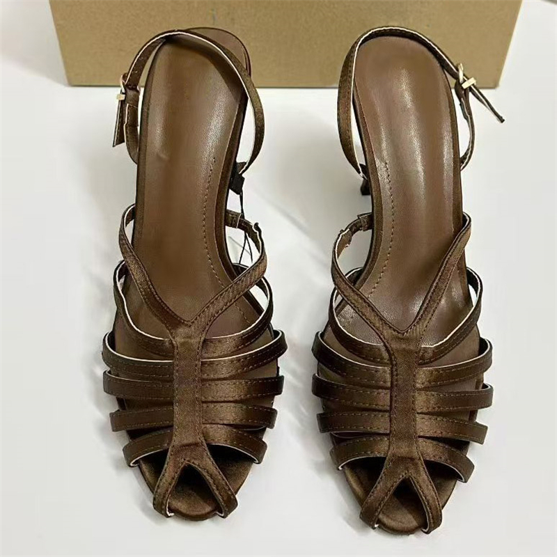 Sandalias de tacón alto fino c - Street Fashion Shoes reseña y precio