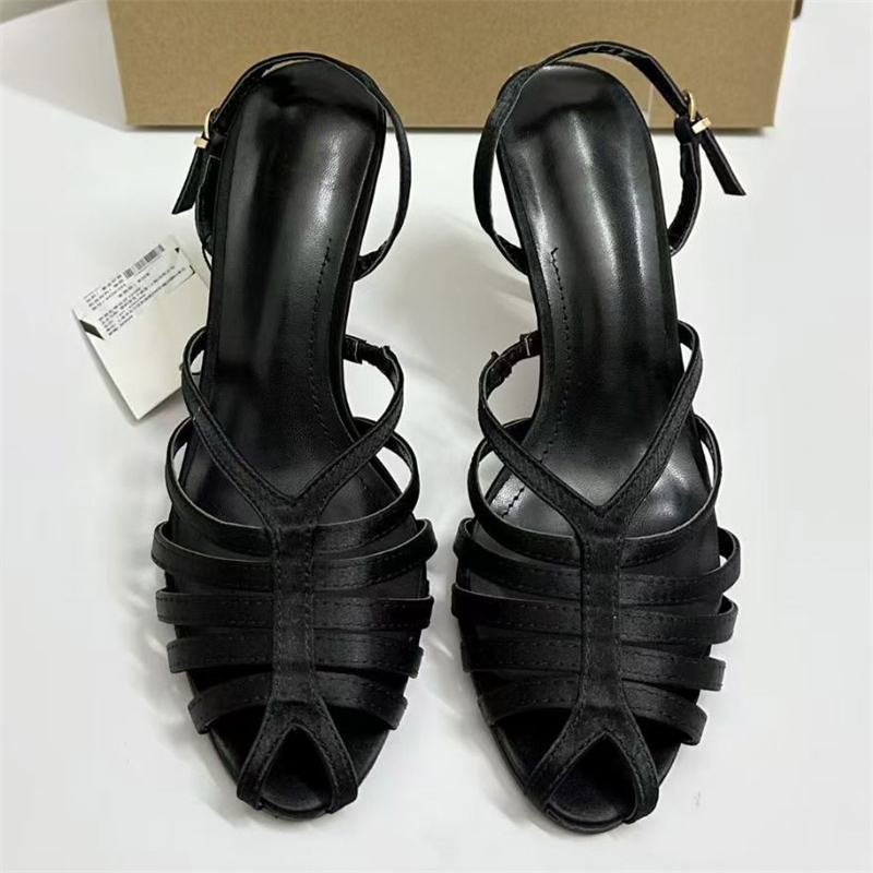 Sandalias de tacón alto fino c - Street Fashion Shoes reseña y precio