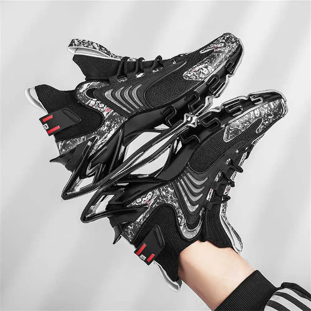 Botas largas Slipon azules y r - Street Fashion Name reseña y precio