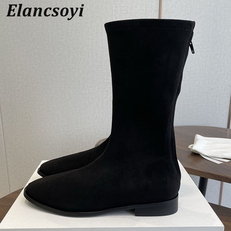 Botas elásticas para mujer, Bo - Street Fashion Rome 2025 reseña y precio