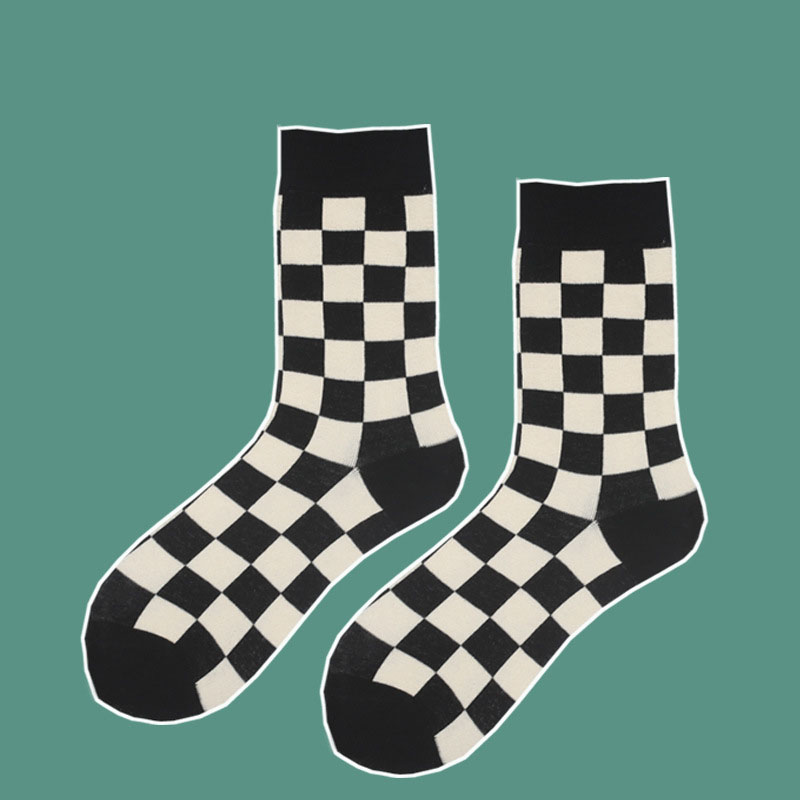 Calcetines de mujer a cuadros  - Street Fashion Youtube reseña y precio