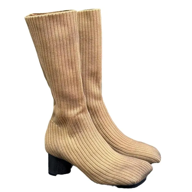 Calcetines de tacón alto elást - Street Fashion Rome 2025 reseña y precio