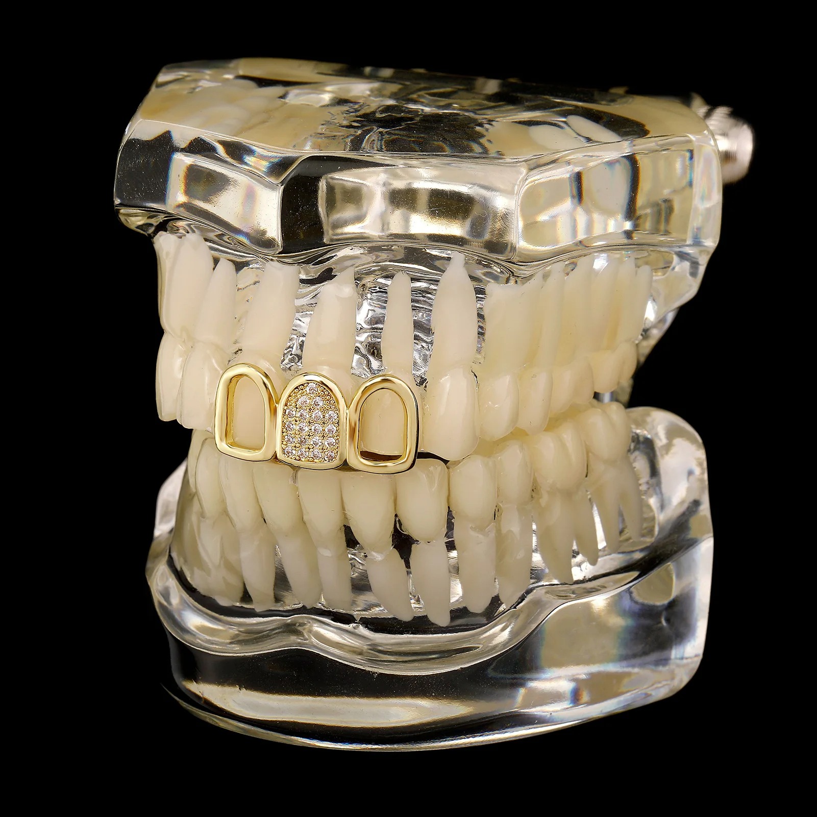 Grillz Dentales de Hip Hop CZ  - Street Fashion Loverboy Hat reseña y precio