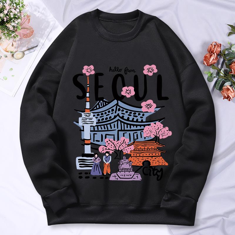 Sudaderas con capucha con esta - Street Fashion Of Seoul reseña y precio