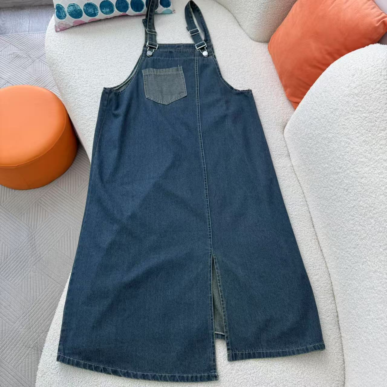 Vestidos vaqueros con tirantes - Street Fashion Kl reseña y precio