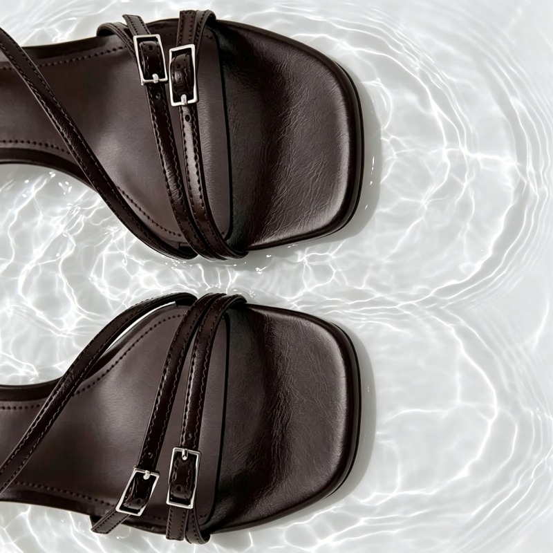 Sandalias de tacón con detalle - Street Fashion Shoes reseña y precio