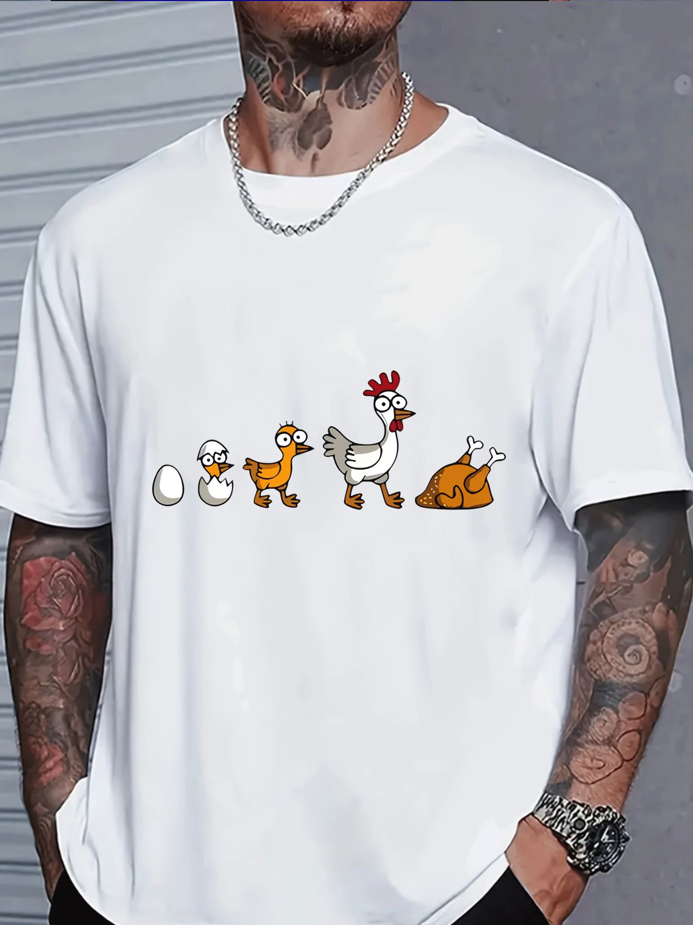 Camiseta blanca con cuello red - Street Fashion Evolution reseña y precio