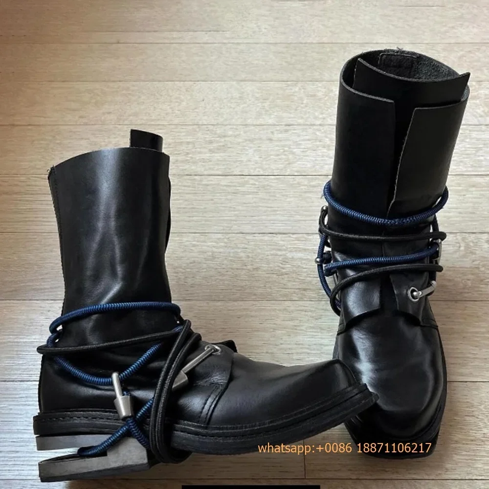 Botas cortas con tacón de Meta - Street Fashion Rome 2025 reseña y precio