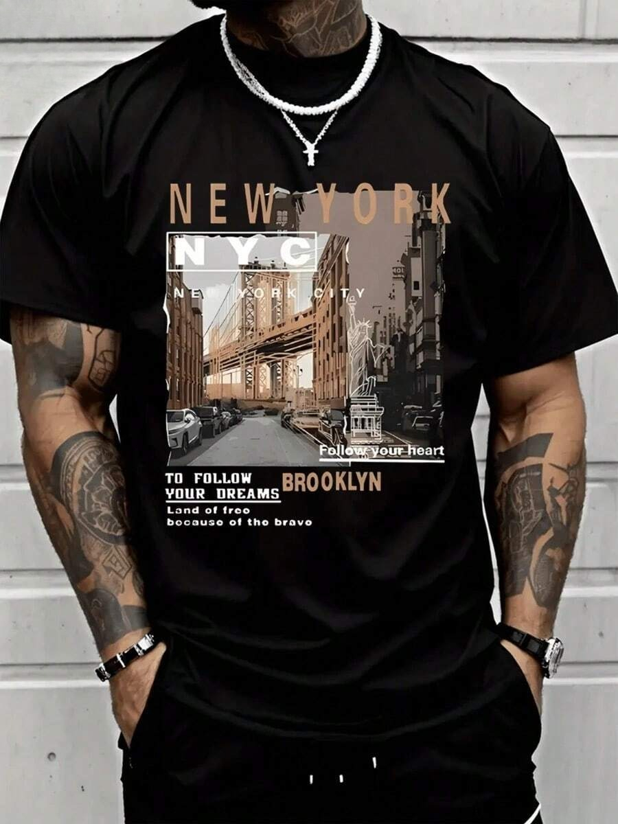 Camisetas de Algodón Casuales  - Street Fashion New York 2026 reseña y precio
