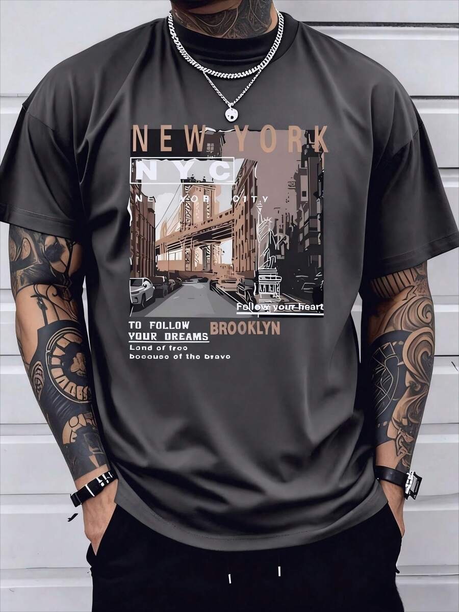 Camisetas de Algodón Casuales  - Street Fashion New York 2026 reseña y precio