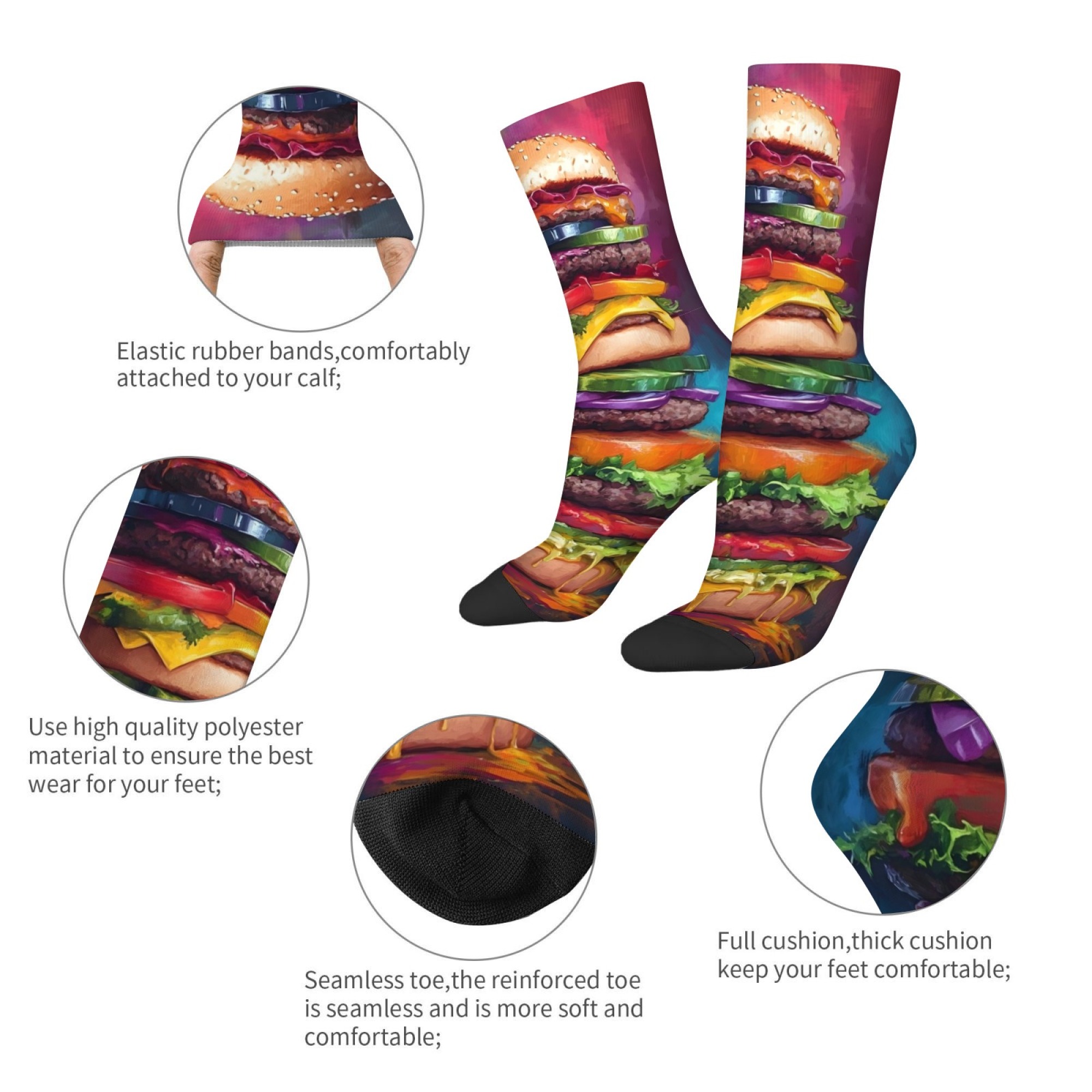 Calcetines divertidos con dise - Street Fashion Youtube reseña y precio