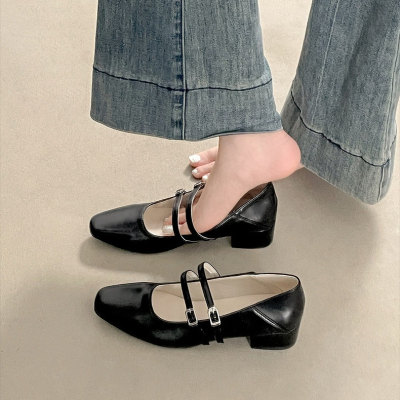 Zapatos Mary Jane plateados de - Street Fashion Shoes reseña y precio