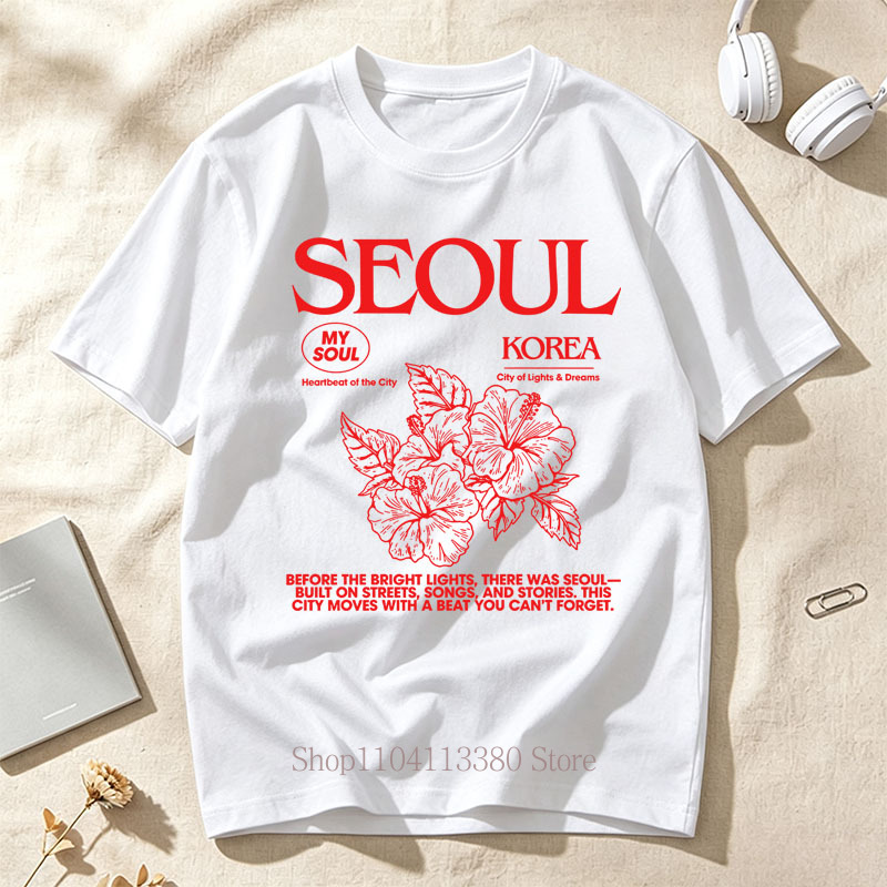Camisetas con estampado de hib - Street Fashion Of Seoul reseña y precio