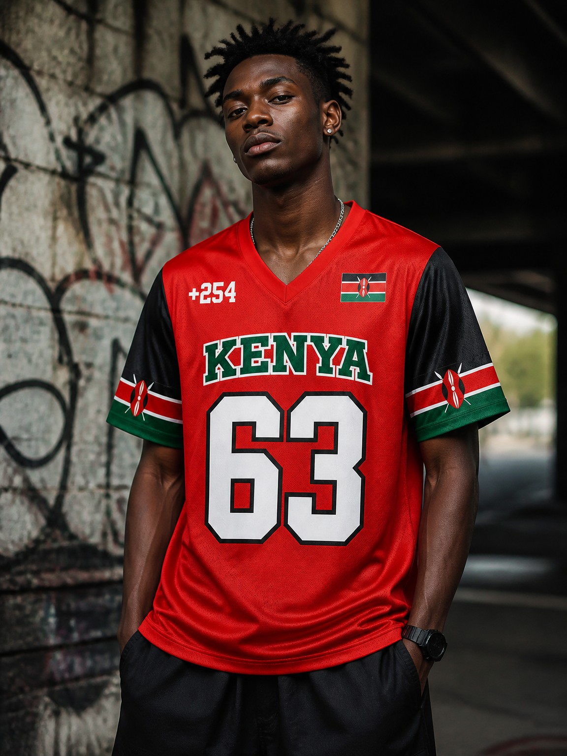 Camiseta de Manga Corta para H - Street Fashion Kenya reseña y precio