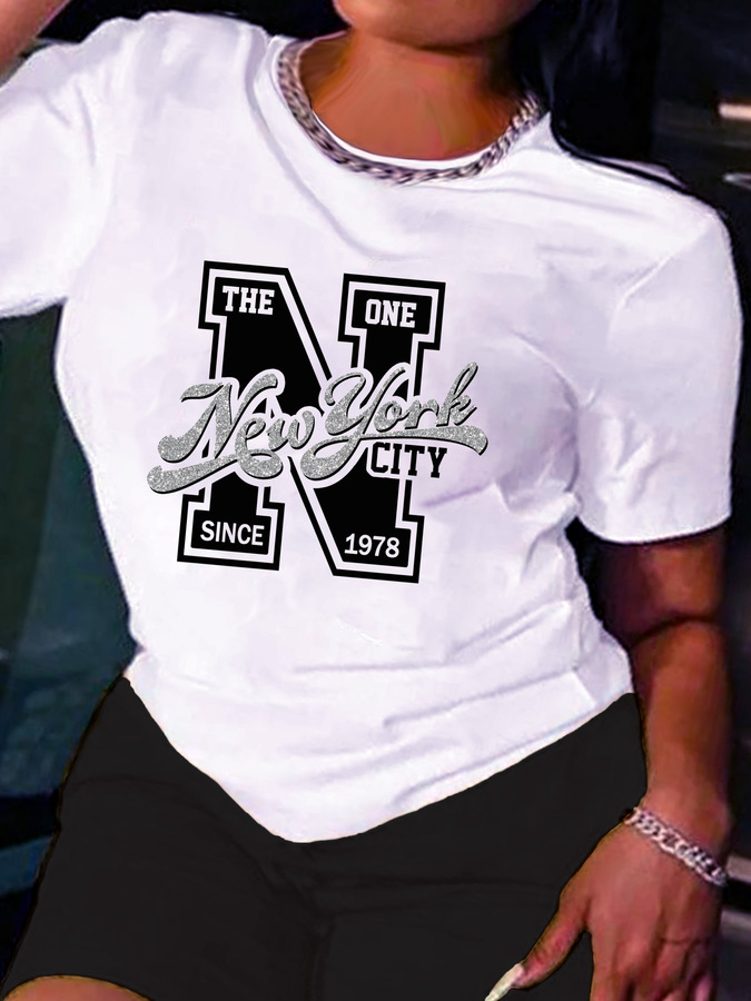 [Camiseta de manga corta de ve - Street Fashion New York 2026 reseña y precio