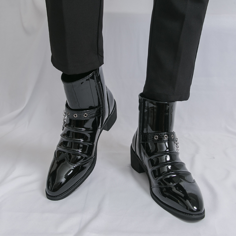 Botas altas informales con cre - Street Fashion Brand reseña y precio