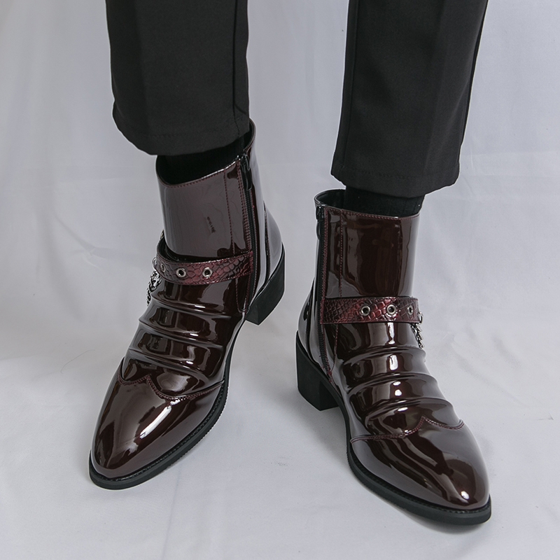 Botas altas informales con cre - Street Fashion Brand reseña y precio