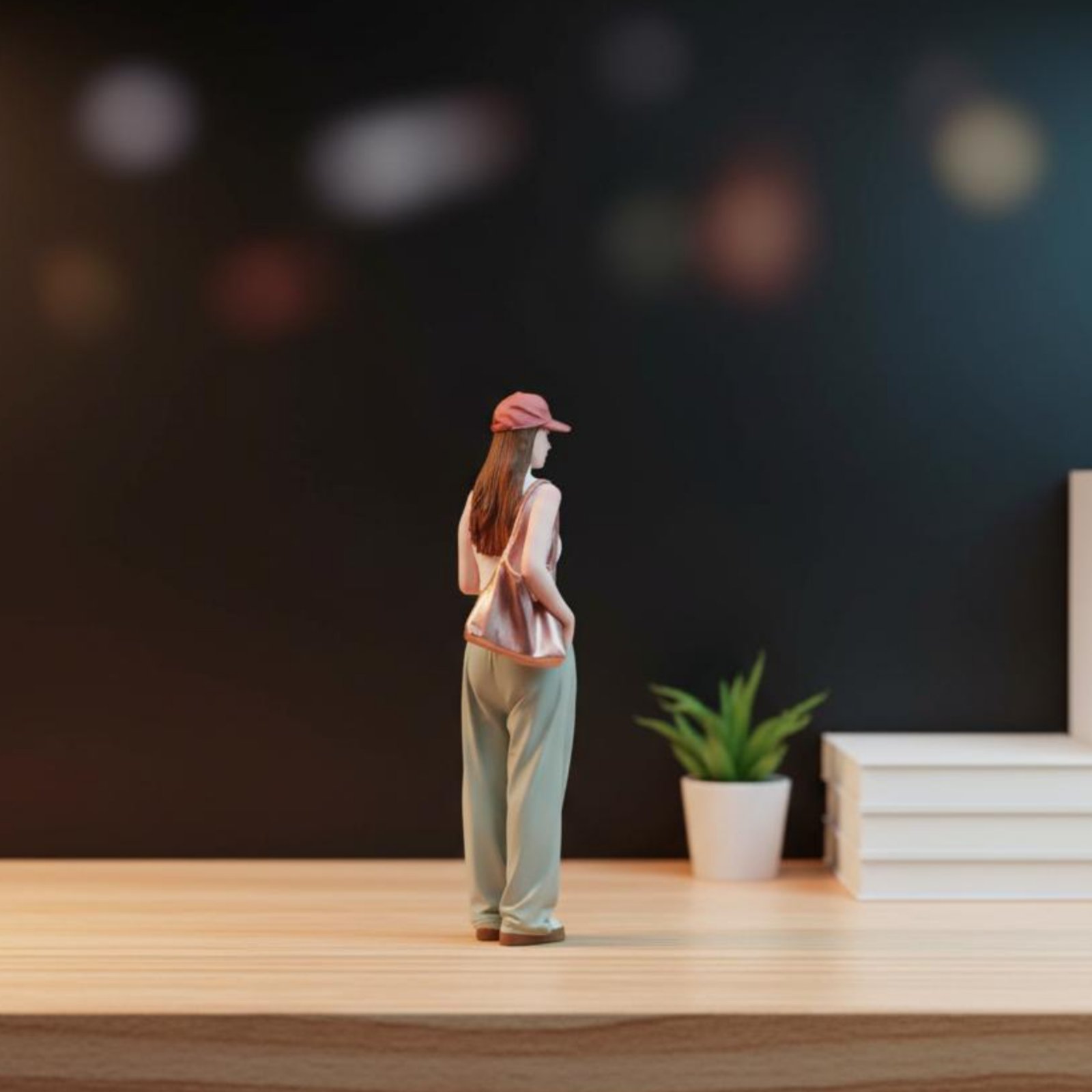 Figura de Chica con Café, Figu - Street Fashion Pose reseña y precio
